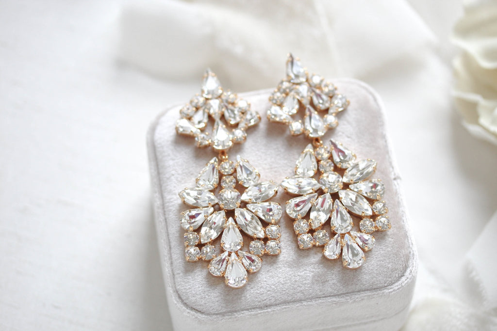22K Indian Gold Plated 3.5 cm Long Jhumka Jhumki Bridal Earrings Jewelry  Set/ | eBay